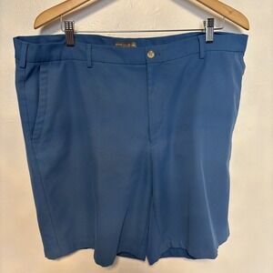 Peter Millar Crown Sport Performance Golf Shorts Mens 40 Blue